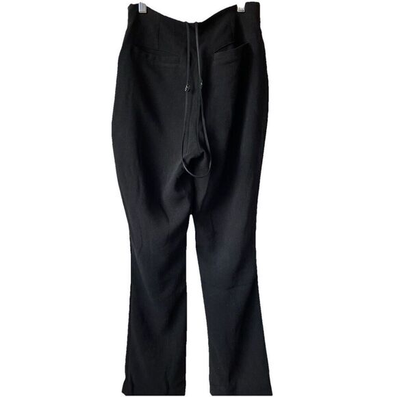 New House of CB Layla V-Front Harness Flare Trousers Pants in Black Size Medium - Picture 5 of 5